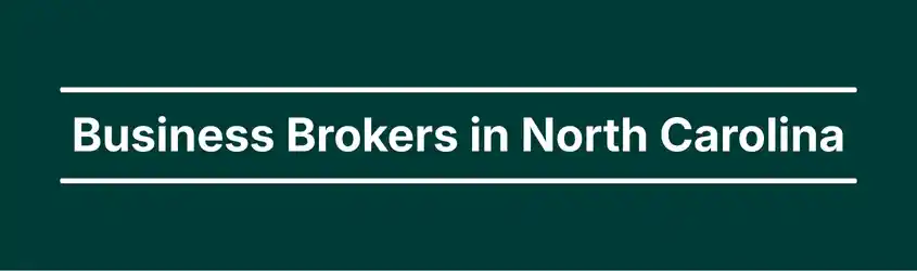 image of business brokers in north carolina header